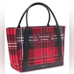 NWT  2x Victoria’s Secret totes in red / black plaid!